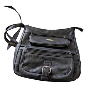 Black Leather Shoulder Bag